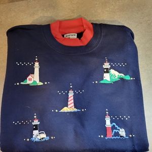 Sweatshirt with Lighthouses